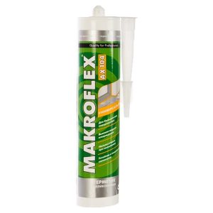 Герметик Makroflex AX104, универсальный силиконовый прозрачный (290 мл) 2670539