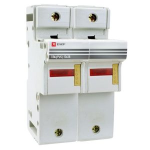 Предохранитель-разъединитель EKF для ПВЦ 10x38 2P (с индикацией)