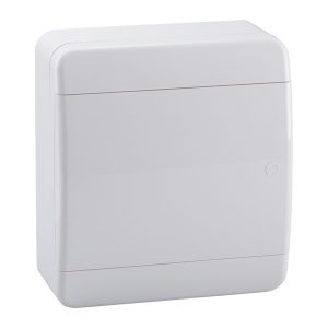 Щиток навесной КЭАЗ OptiBox P-BNN-2-08-IP41 8 модулей непрозрачная белая дверца IP41