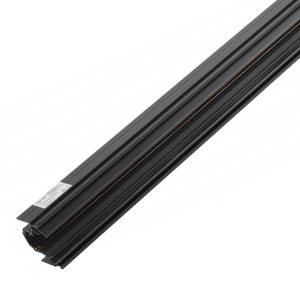 Магнитный трековый шинопровод ЭРА TRM-PC20-250B встраиваемый для натяжных потолков 2,5м 48V черный