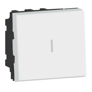 Переключатель на 2 направления двухполюсный Legrand Mosaic -2М белый New