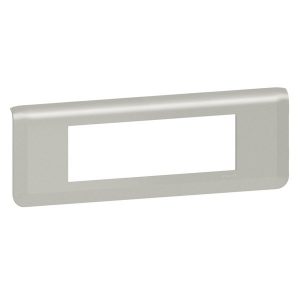 Рамка Legrand Mosaic 6 модулей алюминий New