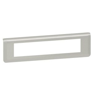 Рамка Legrand Mosaic 10 модулей алюминий New