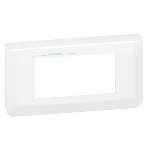 Рамка Legrand Mosaic 4 модуля антимикробная New