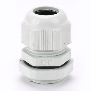 Кабельный ввод DEKraft типа PG 16 диаметр кабеля 6-13мм КВ101-16-IP54 белый