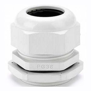 Кабельный ввод DEKraft типа PG 36 диаметр кабеля 23-32мм КВ101-36-IP54 белый