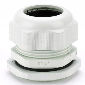 Кабельный ввод DEKraft типа PG 42 диаметр кабеля 32-38мм КВ101-42-IP54 белый