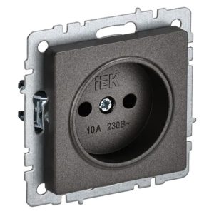 Розетка ИЭК BRITE 2P 10А бронза (РС10-1-0-БрТБ)