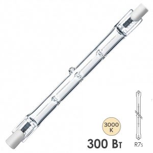 Лампа галогенная линейная Foton HL117 300W R7s 220V 114.2mm