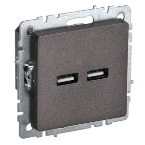 Зарядка ИЭК BRITE USB A+A 3,1А бронза (РЮ10-1-БрТБ)