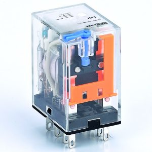 Промежуточное реле DEKraft ПР-102 4 контакта с LED индикатором 3А 24В DC