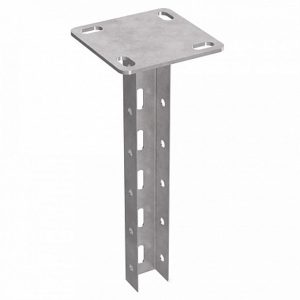 Стойка Промрукав потолочная для средних нагрузок 35х30х2000 пятка 120х120