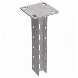Стойка Промрукав двойная потолочная 45х30х400 пятка 120х120