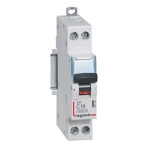 Автоматический выключатель Legrand DX3 1П+Н C16A 6/10kA 1 модуль (автомат электрический)
