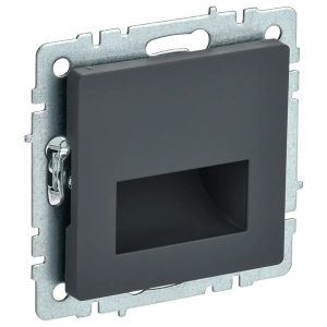Подсветка ИЭК BRITE LED встраиваемая графит (ПЛ20-БрГ)