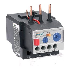 Тепловые реле перегрузки для контакторов DEKraft КМ-103 РТ03-09-18-0.10A-0.15A