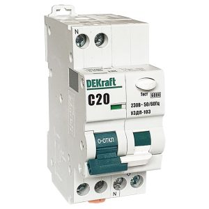 Устройство защиты от дугового пробоя DEKraft УЗДП-103 1P+N C10A 6кА