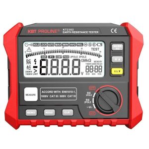 Измеритель сопротивления заземления КВТ цифровой (мегаомметр) KT 2302 Proline