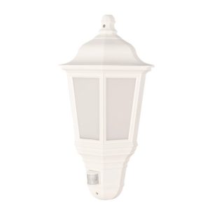 Светильник с датчиком движения уличный Ledvance ECOClass SemiLantern max 40W E27 S WH IP44