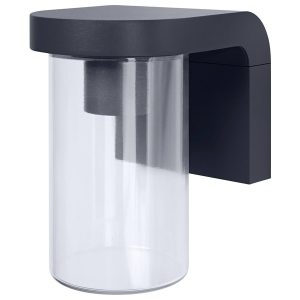 Настенный светильник Ledvance Endura Classic Cascade Wall E27 IP44 прозрачный, темно-серый корпус