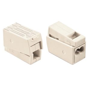Клеммник WAGO 2+1 (одножильный 1-2,5 мм и многожильный 0,5-2,5 мм) 24-16A Cu [уп. 100шт]