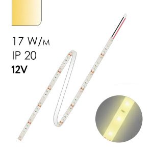 Светодиодная лента Feron LS616 180SMD(2835) 17W/m 12V IP20 5000x10x1,22mm 3000K теплый белый
