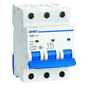 Автоматический выключатель Chint NB1-63 3P 16A 6кА х-ка D (DB) (R) (автомат электрический)