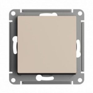 Одноклавишный выключатель SE AtlasDesign 10A, песочный [уп 5 шт]