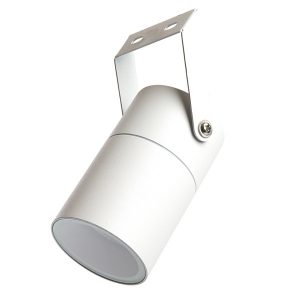 Светильник садово-парковый Бостон Feron DH1703 35W GU10 230V IP54 белый цилиндр на кронштейне