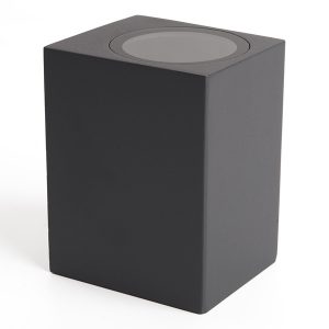 Светильник садово-парковый Бостон Feron DH050 35W GU10 230V IP65 серый прямоугольник на стену