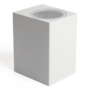 Светильник садово-парковый Бостон Feron DH050 35W GU10 230V IP65 белый прямоугольник на стену