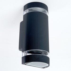 Светильник садово-парковый Сеул Feron DH1702 2х35W 2хGU10 230V IP54 черный на стену
