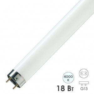 Люминесцентная линейная лампа ЛТ T8 Формула Света 18W/640 4000K G13 590mm