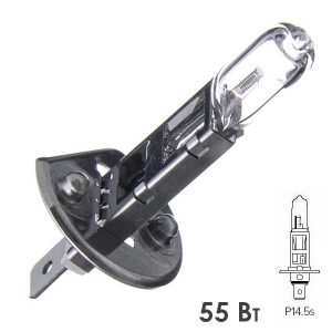 Лампа Формула Света H1 12V 55W P14,5s автомобильная галогенная, противотуманная, ближнего/дальнего