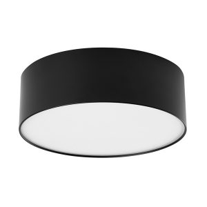 Светодиодный светильник накладной Feron AL200 Simple matte 28W 4200K 230V 1960Lm черный IP20 D140x60