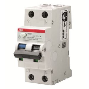 Дифференциальный автомат ABB DS201 C6А 30mA тип АС однофазный 6кА (2CSR255040R1064) (дифавтомат, АВДТ)