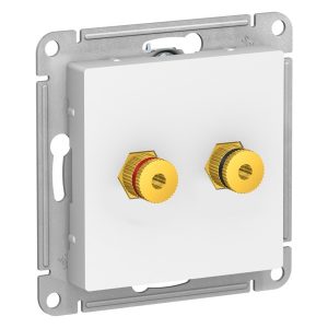 Аудиорозетка двойная SE AtlasDesign, лотос [уп 5 шт]