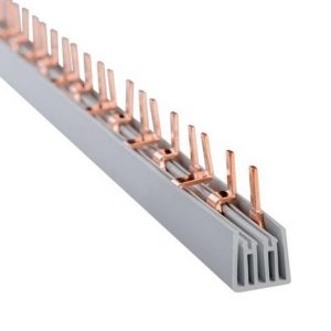 Шина соединительная КЭАЗ типа PIN (штырь) 3Р 100А 54 модуля длина 1000мм