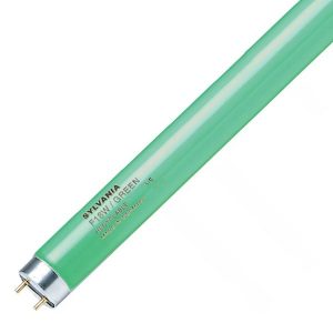 Люминесцентная линейная лампа Sylvania T8 F 36W Green G13 зеленая 1200mm