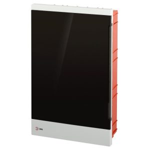Шкаф мультимедийный комбинированный встраиваемый ЭРА MultiBox bs-24f 2x12 модулей пластиковый IP40