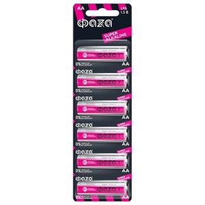 Батарейка Фаzа AA LR6 Super Alkaline 1,5V (упаковка 6 шт)