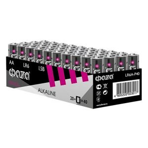 Батарейка Фаzа AA LR6 Alkaline 1,5V (упаковка 40 шт)