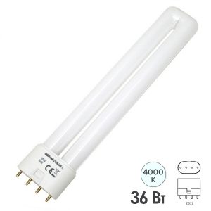 Лампа компактная люминесцентная Osram Dulux L 36W/840 4000K 2G11 холодно-белая
