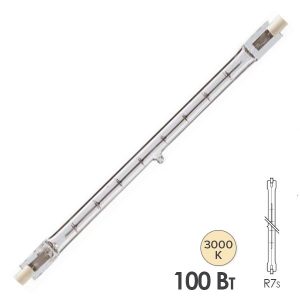 Лампа галогенная линейная LightBest LBH 9064 100W 220V R7s 78mm