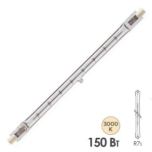 Лампа галогенная линейная LightBest LBH 9067 150W 220V R7s 118mm