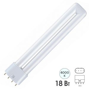 Лампа компактная люминесцентная LightBest LBL L 71010 18W 4000K 2G11 (аналог PL-L/Dulux L 18W/840)