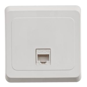 Компьютерная розетка SE Этюд RJ45 кат.5e, скрытой установки, белый