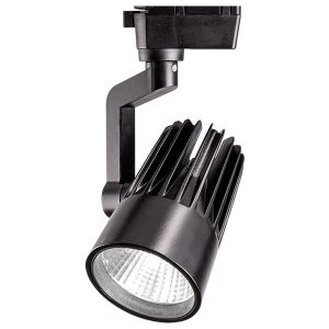 Трековый светодиодный светильник JazzWay PTR 0130-2 30W 4000K 24° BL черный IP40