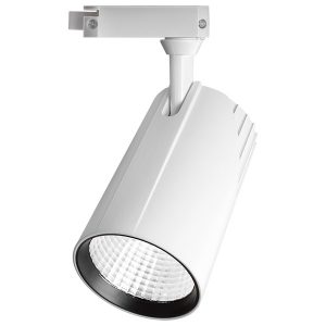 Трековый светодиодный светильник JazzWay PTR 1725 25W 4000K 24° WH белый IP40