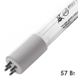 Лампа амальгамная LightBest GPHA 357T6L/4 57W 4P (G10q) 1.8A 357x19mm